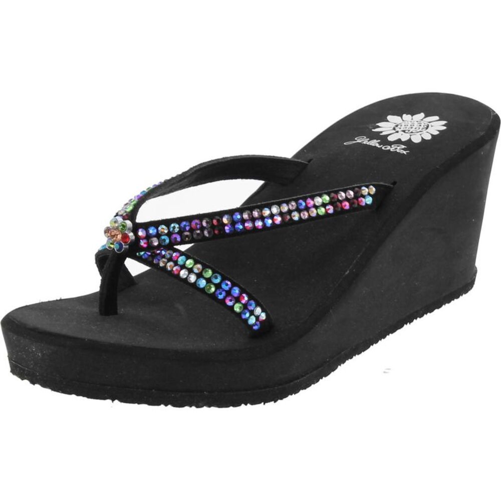 Yellow Box Gateway Multi Womens sandals 9.5 NEW